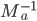 M_a^{-1}